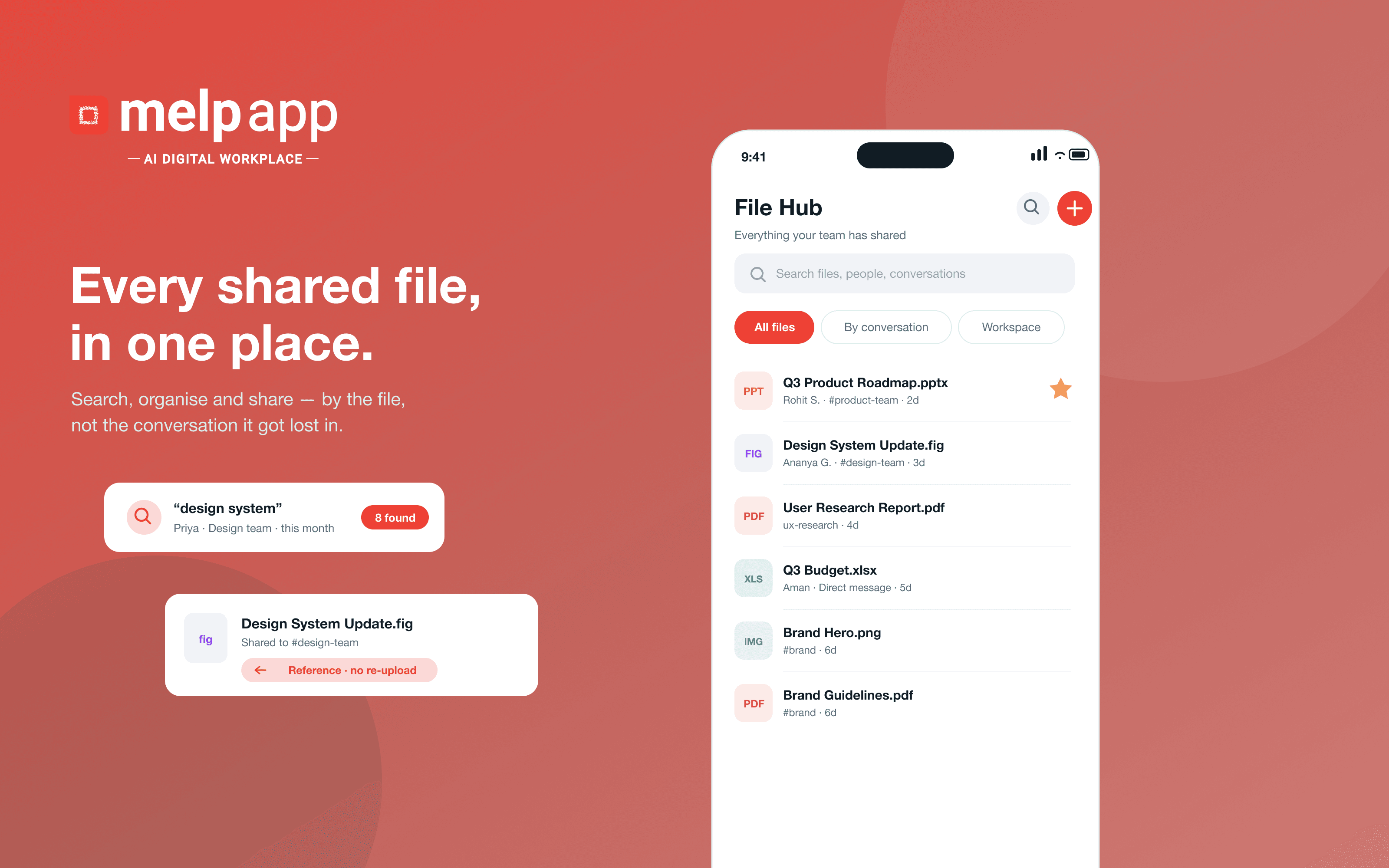 Product UX — Designing file discovery around how people actually remember