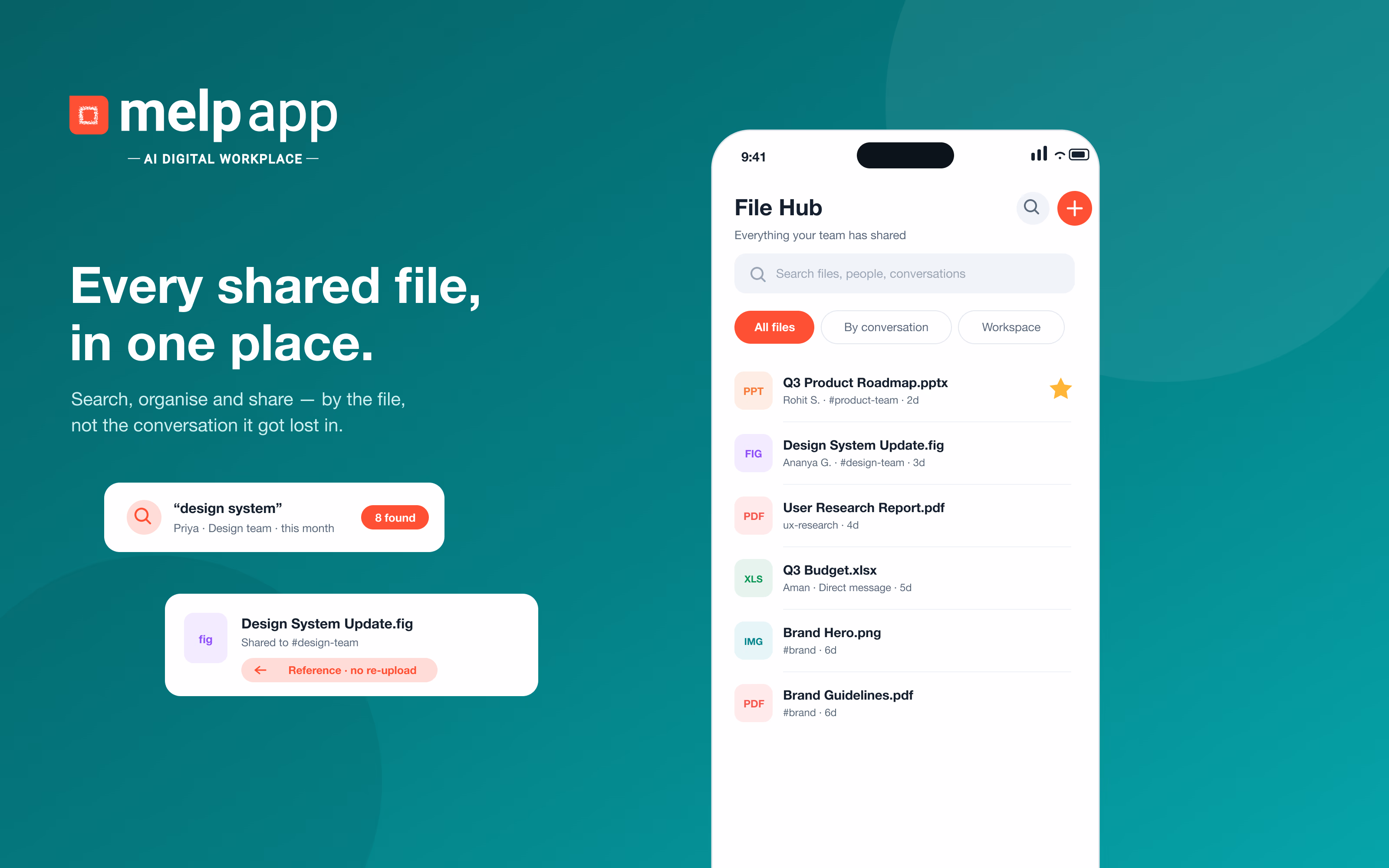 Product UX — Designing file discovery around how people actually remember